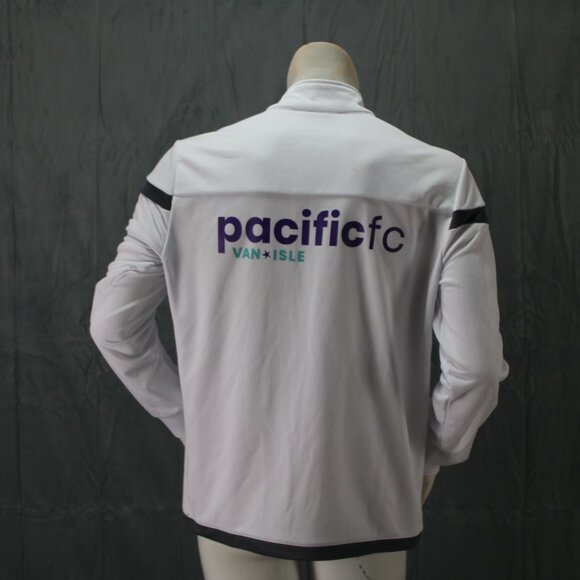 Pacific FC Warm Up Jacket by Macron -  Alternate White Base Colour Men's Medium - Picture 8 of 10